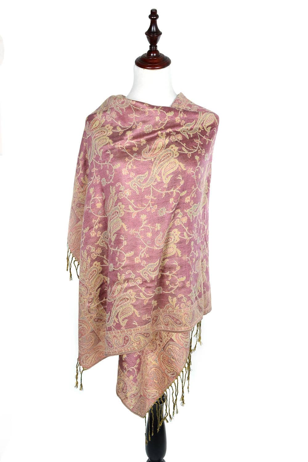 One Piece Pasiley Print Pashmina Shawl Scarf