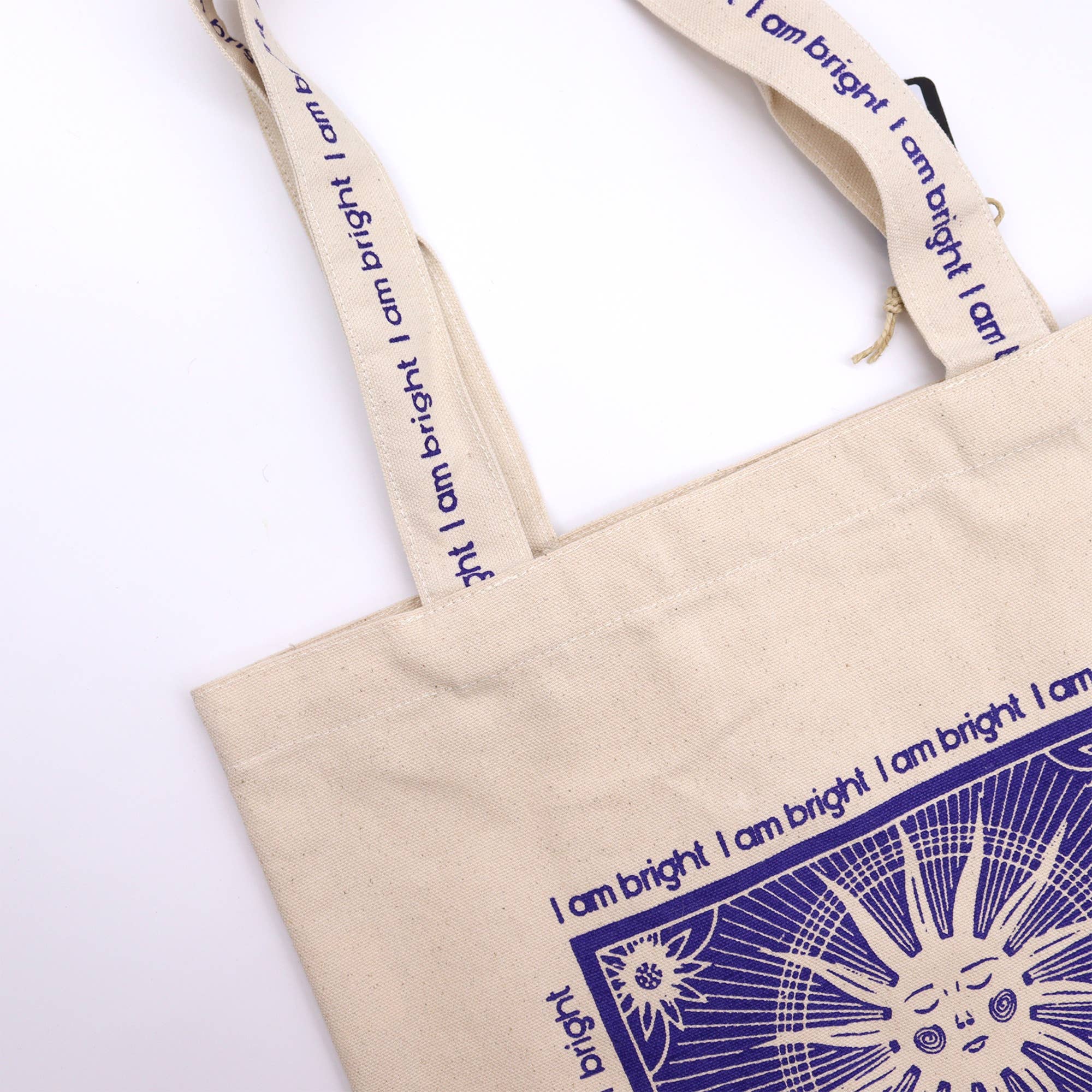 - Hop Hare Tote Bag - I am Bright -  Cotton Canvas