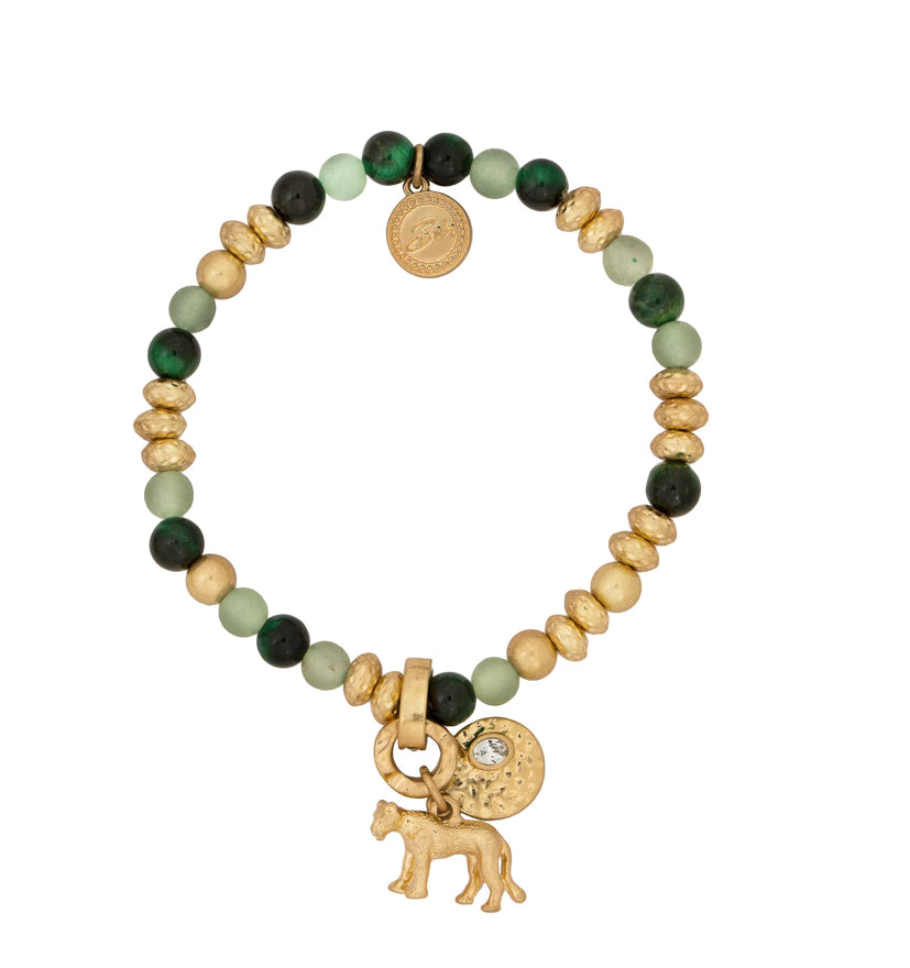 Beaded Lioness Bracelet