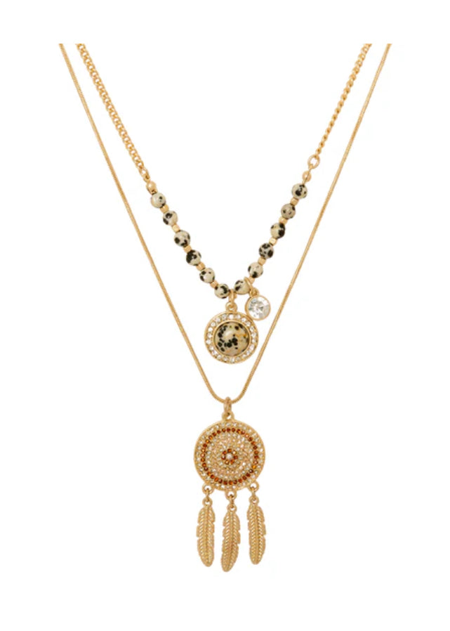 Dreamcatcher Layered Necklace