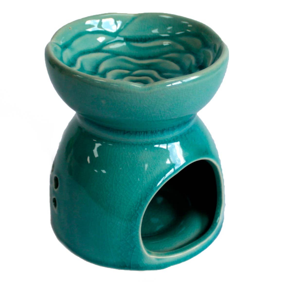 Tree of Life Oil Burner - Blue