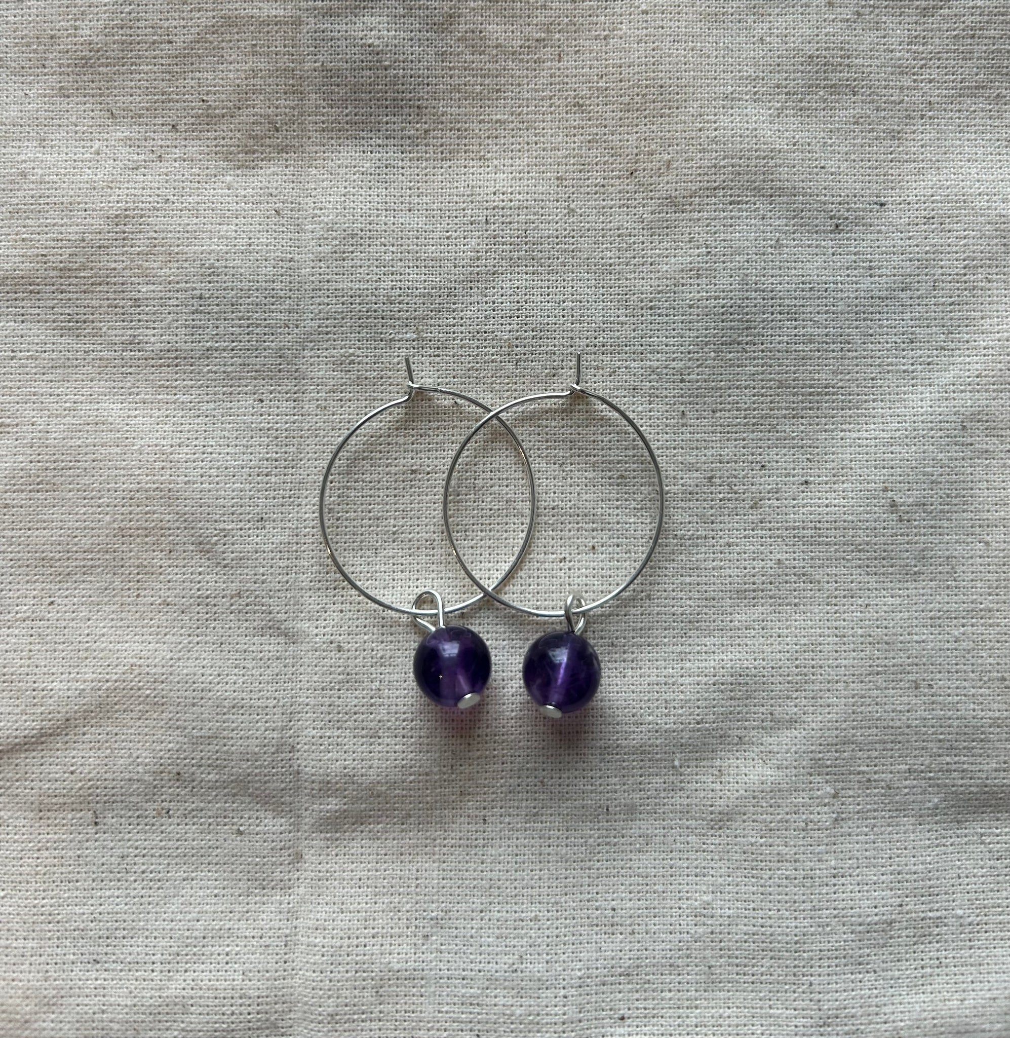 Silver Hoop Earrings