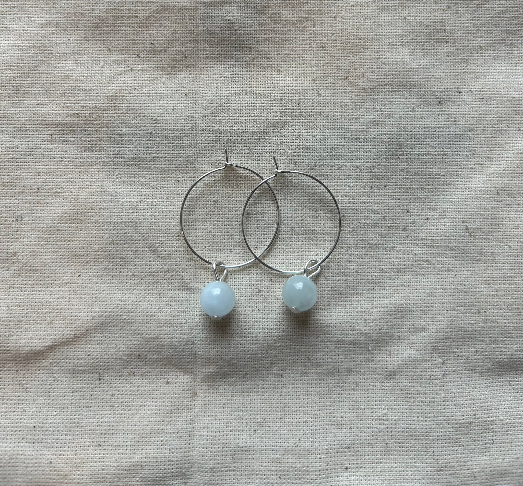 Silver Hoop Earrings