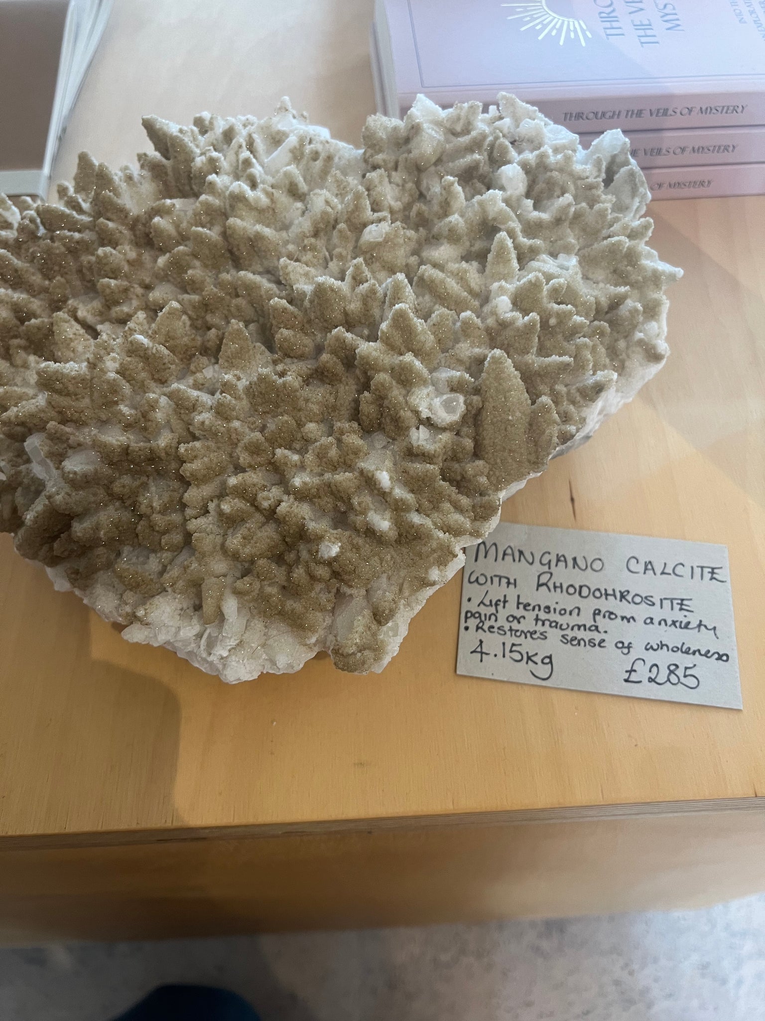 Mangano Calcite Cluster