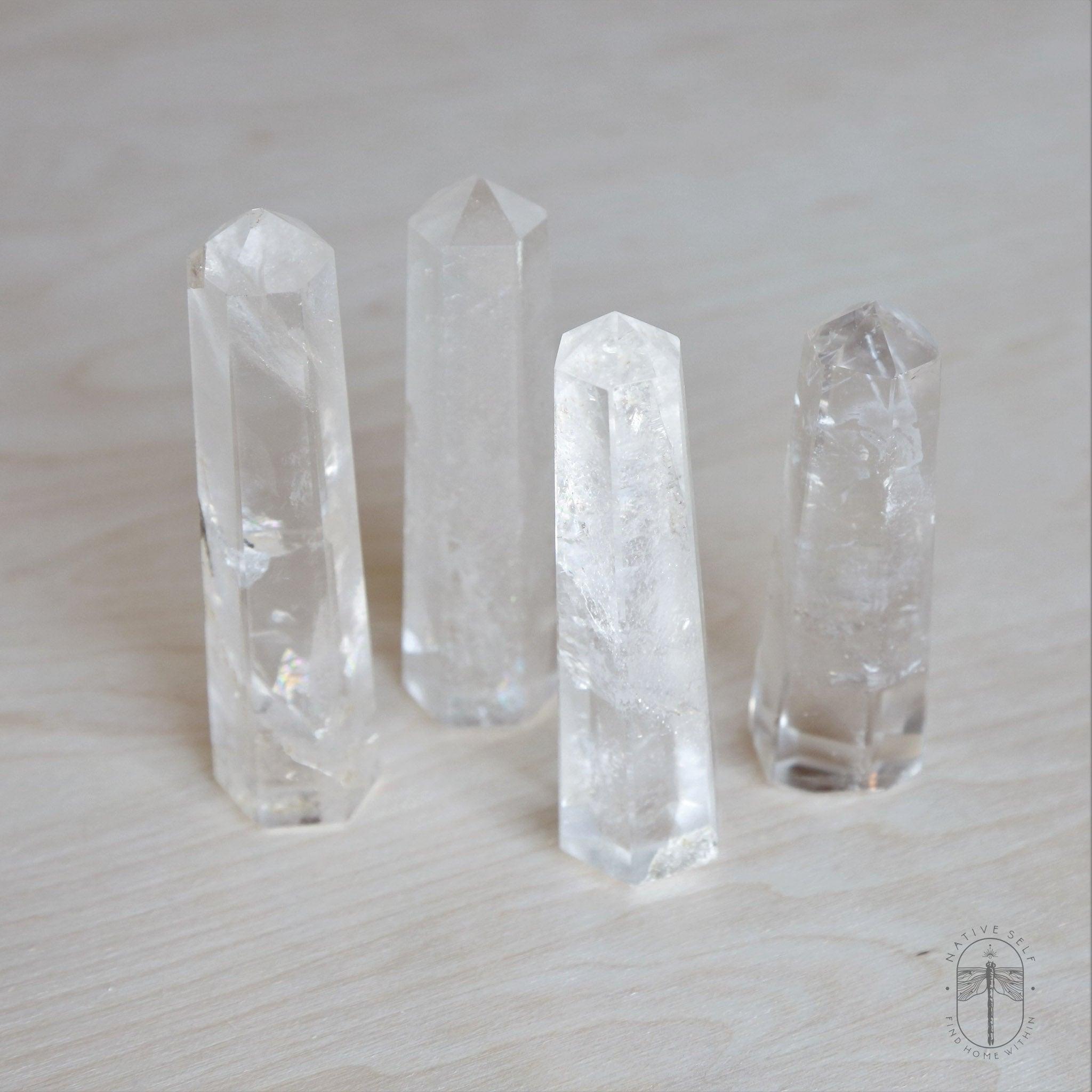 Clear Quartz Towers - Native Self