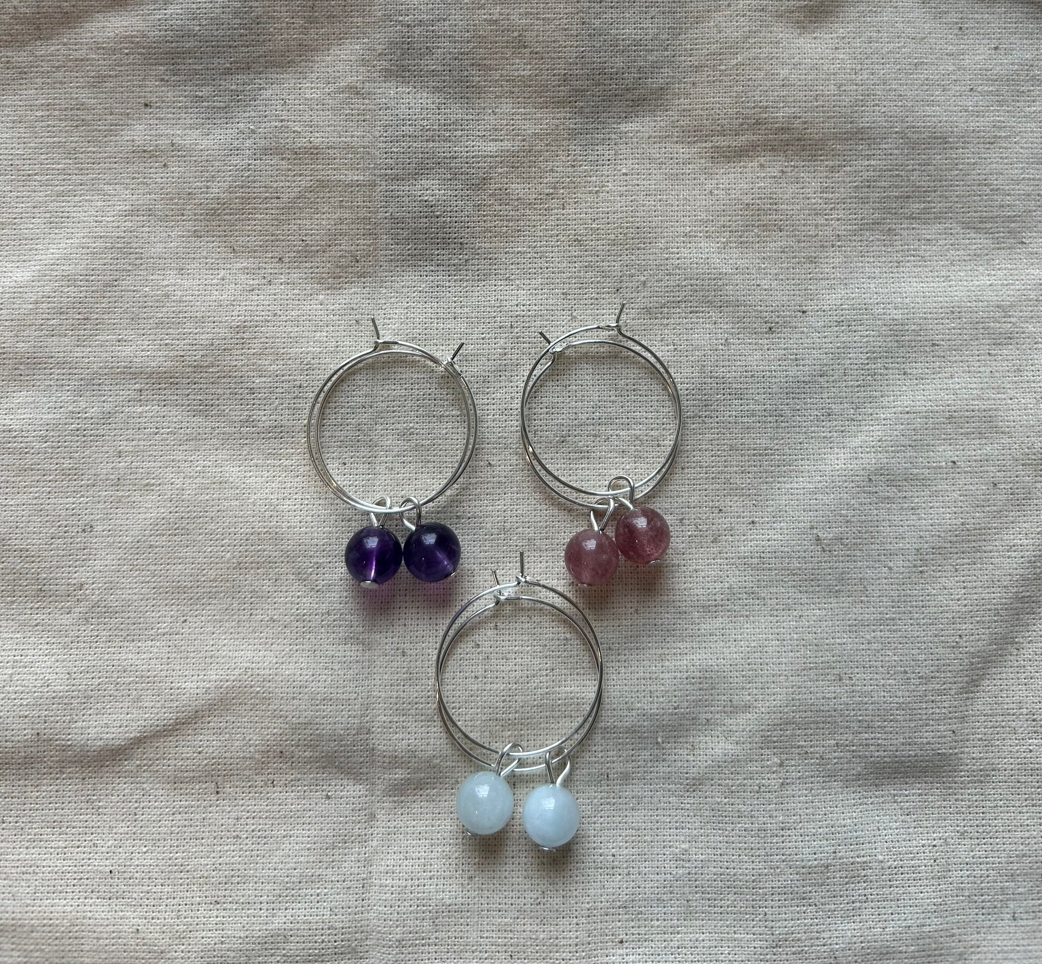 Silver Hoop Earrings