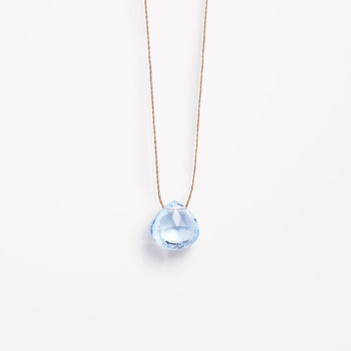 November Topaz Birthstone Fine Cord Necklace