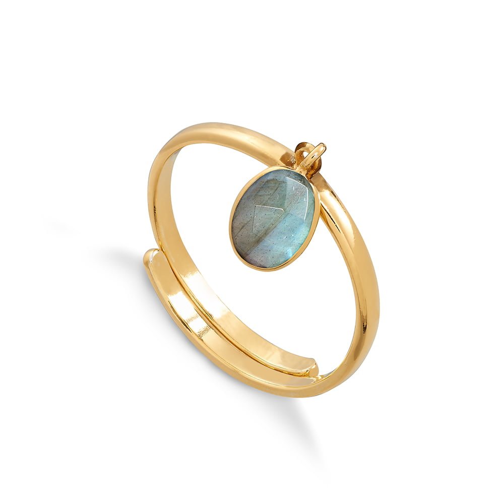 Rio Labradorite Gold Ring - Native Self