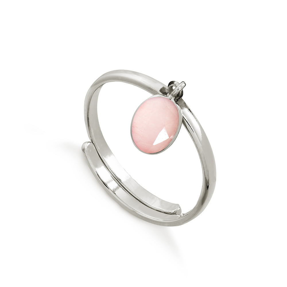 Rio Rose Quartz Silver Ring - Native Self