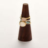 Atomic Micro Blue Quartz Gold Ring - Native Self