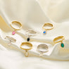 Rio Rainbow Moonstone Gold Ring - Native Self