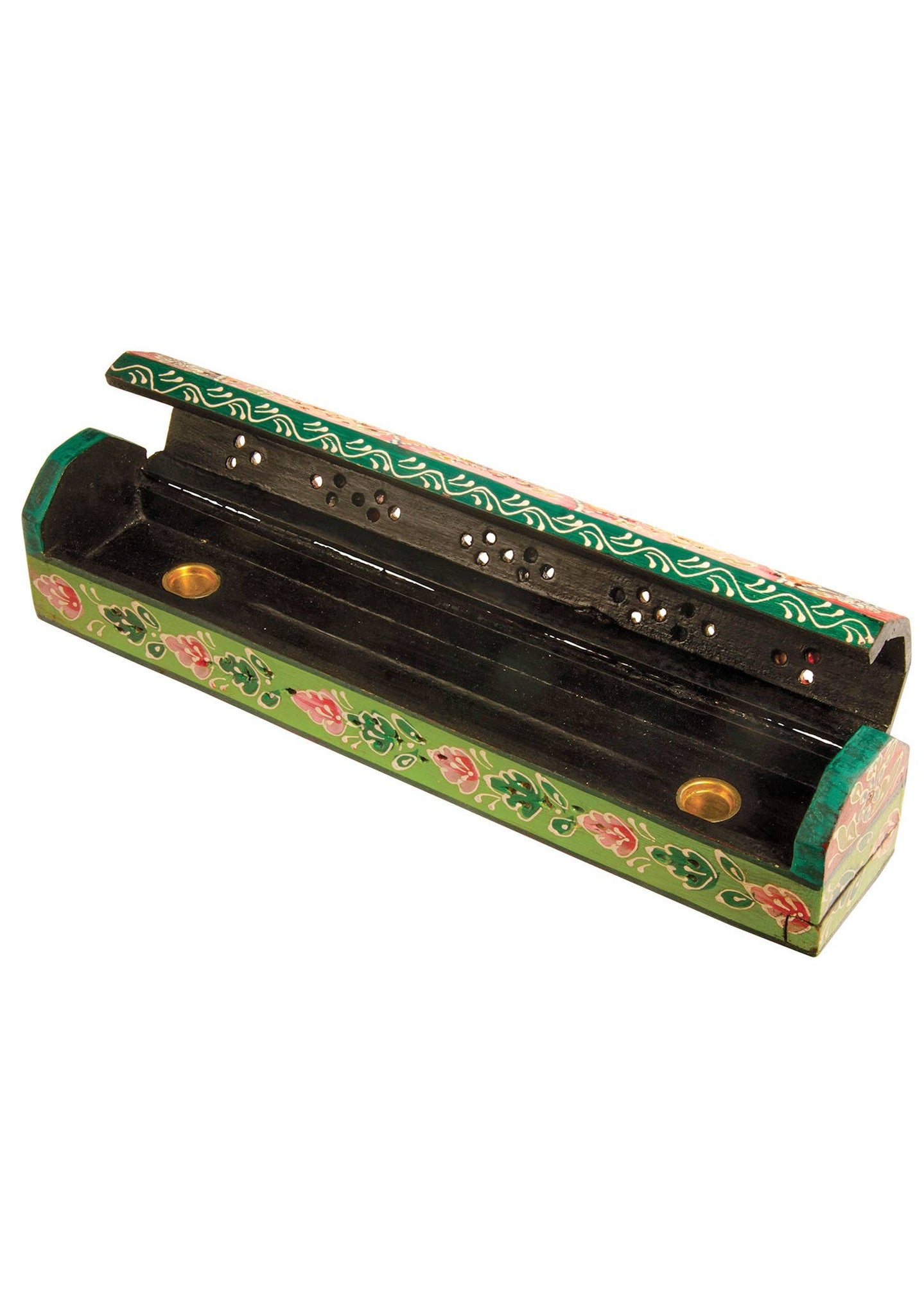 Hand Painted Wooden Incense Box