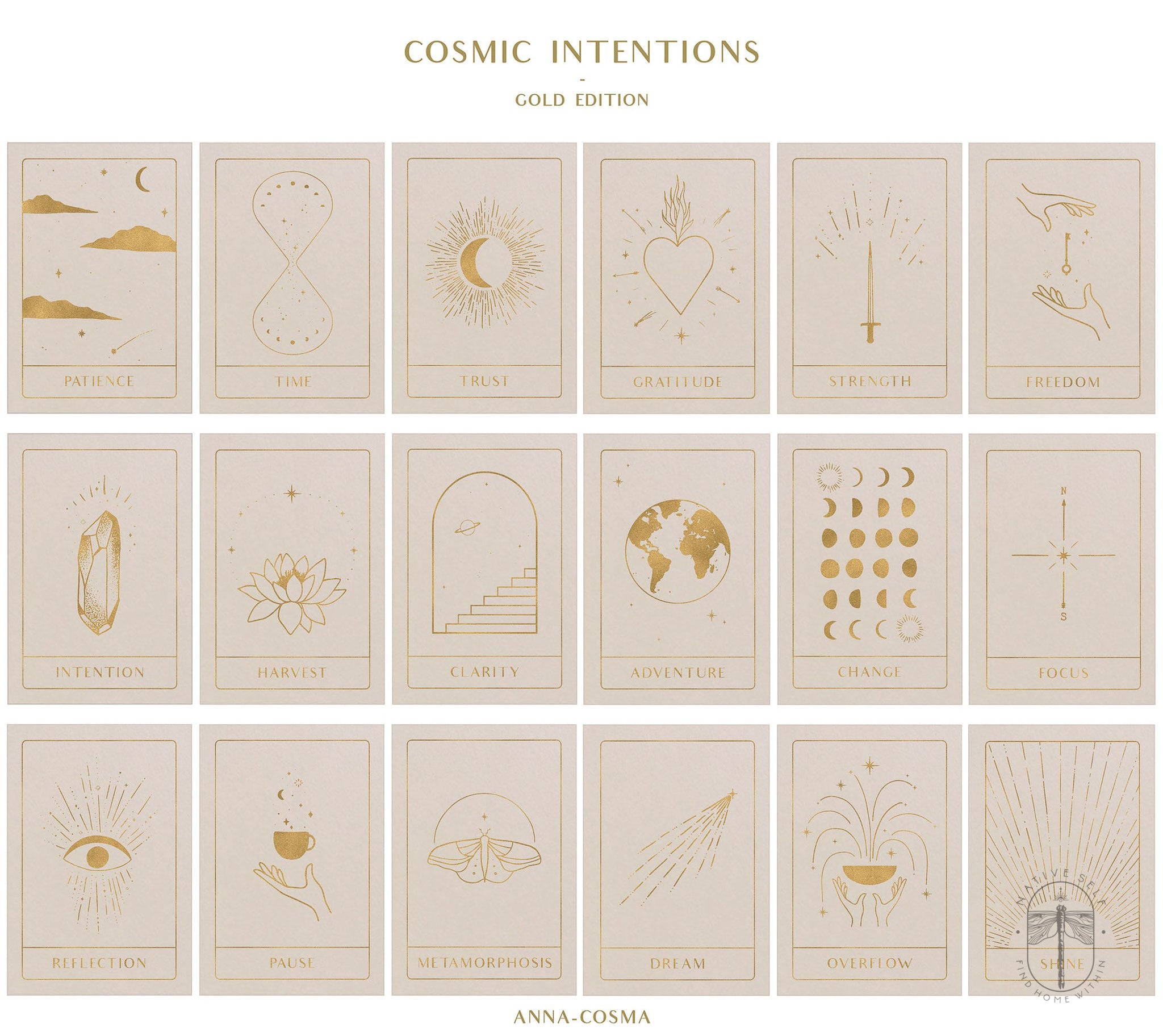 Anna Cosma - Cosmic Intentions Card Set - Native Self