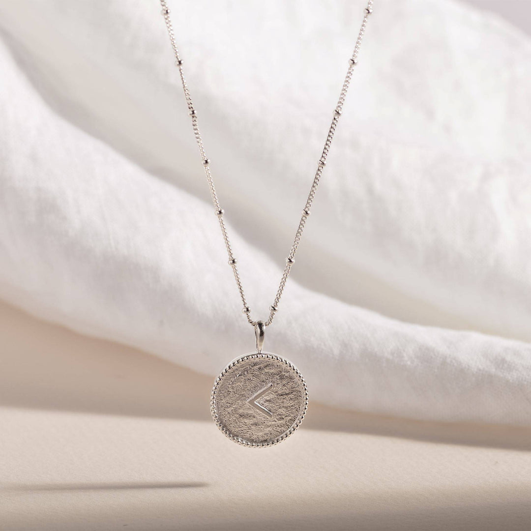 Kind Shorthand Silver Vermeil Coin Necklace - Native Self